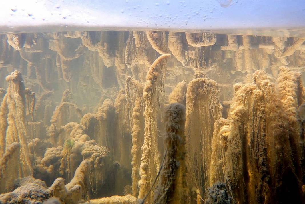 Gölde kale burcu ve duvar kalıntıları bulundu! Su altı turizmine katkı sağlayacak 23